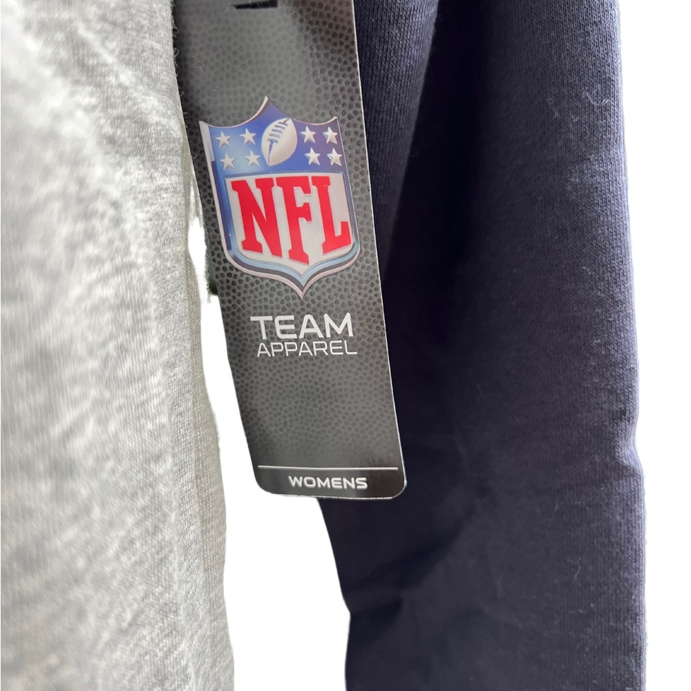 NFL Women's Top Sz M Heathered Crewneck Blue - Picture 5 of 6
